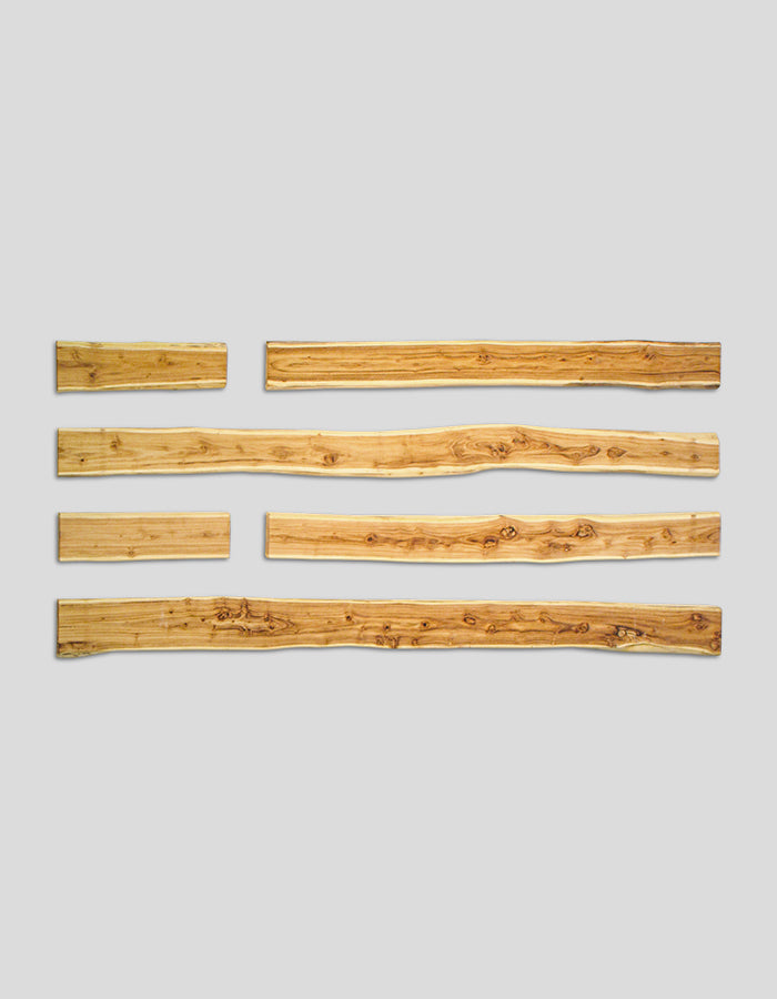 Rail de clôture Bonanza (non bordé) brut en bois de robinier