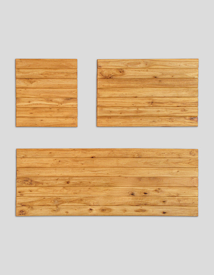 Facade boards tongue and groove, planed from robinia wood