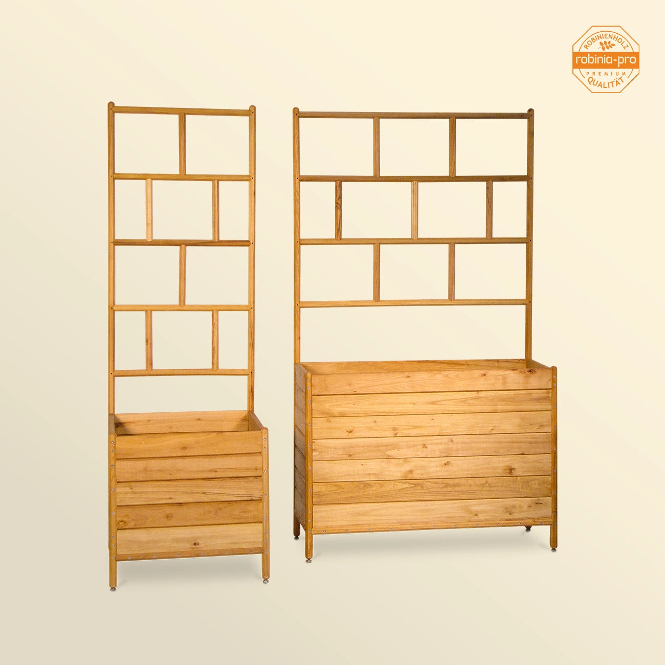 Jardinière Robinia-Pro avec treillis, classique