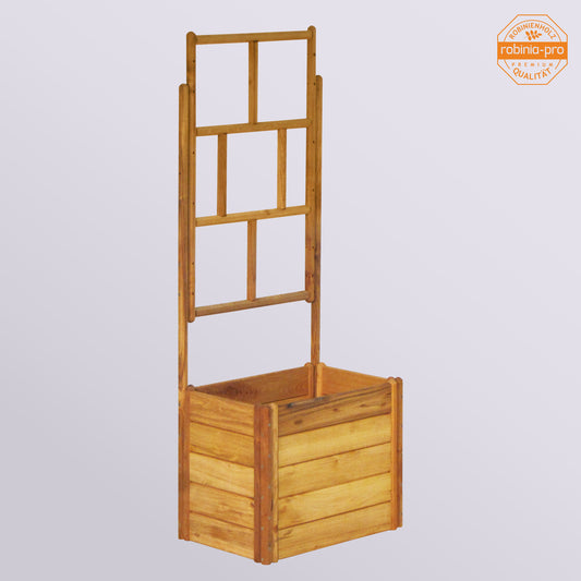 Jardinière surélevée Robinia-Pro avec treillis, classique