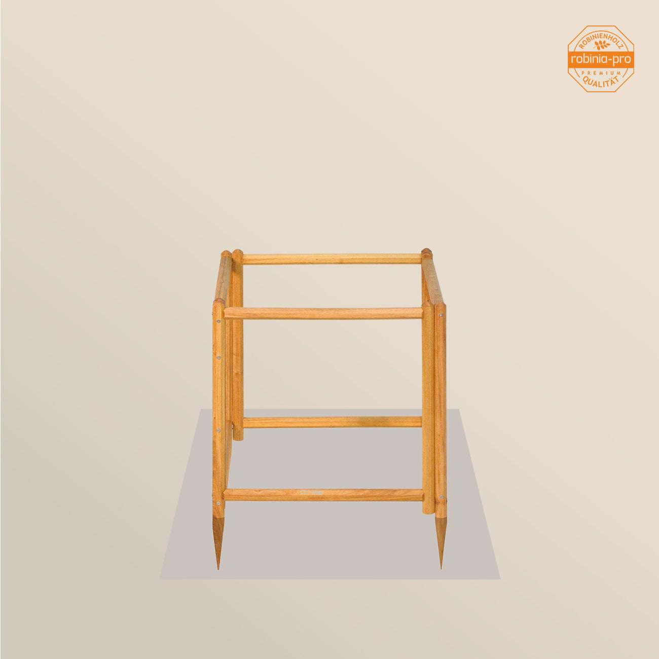 support carré de rose robinia-pro