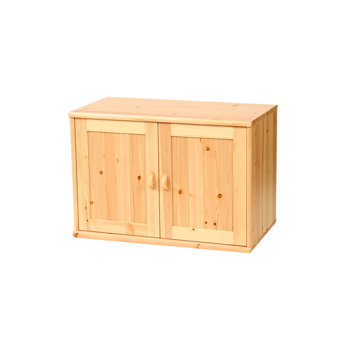 Élément rehausse pour armoire Vanessa – 2 portes en 100 % pin massif bio pour votre armoire d'angle Claudia en bois de pin bio