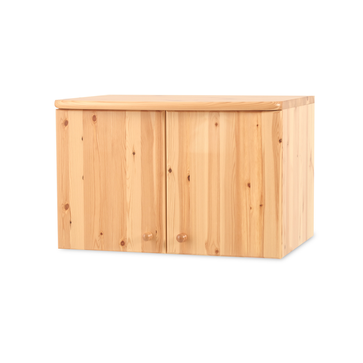 Rehausse pour armoire Claudia en 100 % pin massif bio | 2 portes pour des solutions de rangement élégantes