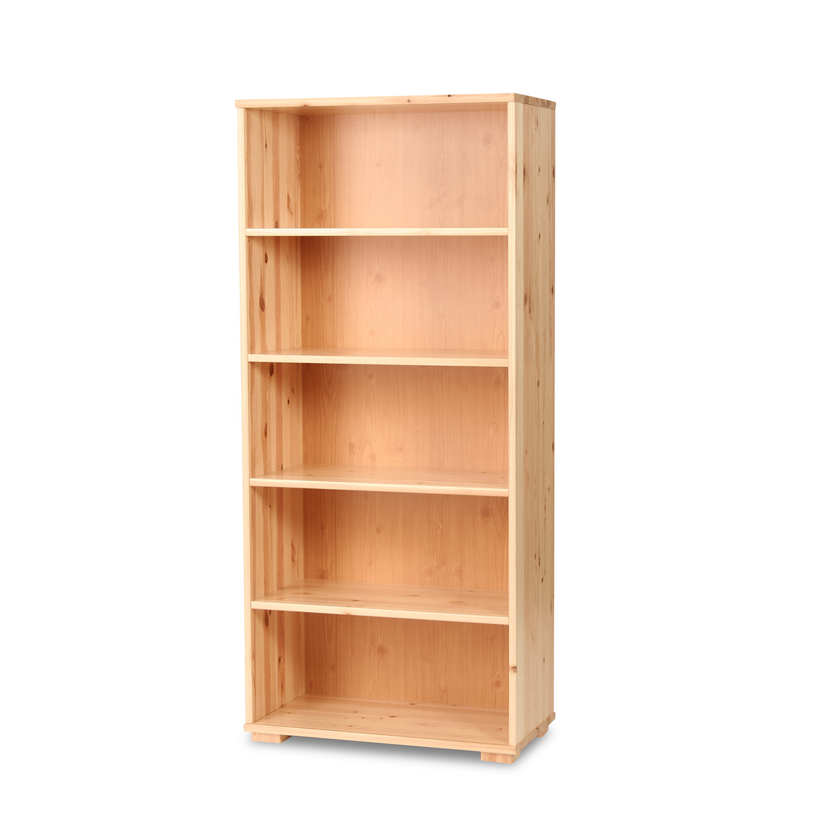 Armoire de bureau Vanessa en pin massif bio | Armoire d'entrée avec 5 étagères