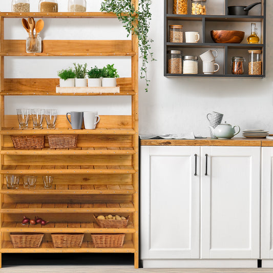 robinia-pro MULTIFUNCTIONAL WOOD SHELF made of solid wood