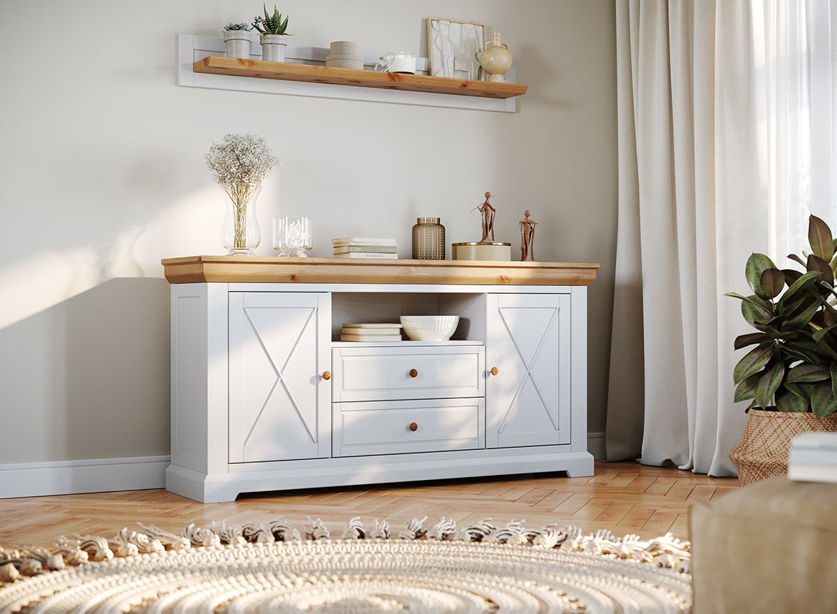 Commode en pin Milano Elite – Votre solution élégante pour plus d'espace et de rangement