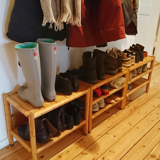 robinia-pro SHOE SHELF made of wood (solid wood)