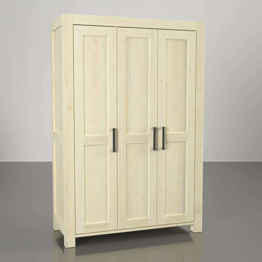 Armoire NATURA 3 portes pour votre garde-robe parfaite