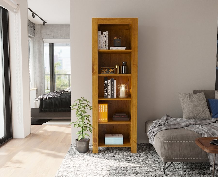 Bibliothèque en bouleau fabriquée à la main – Un design intemporel pour votre intérieur