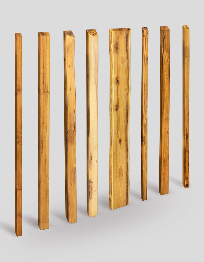 Lattes de clôture, planches de clôture, piquets