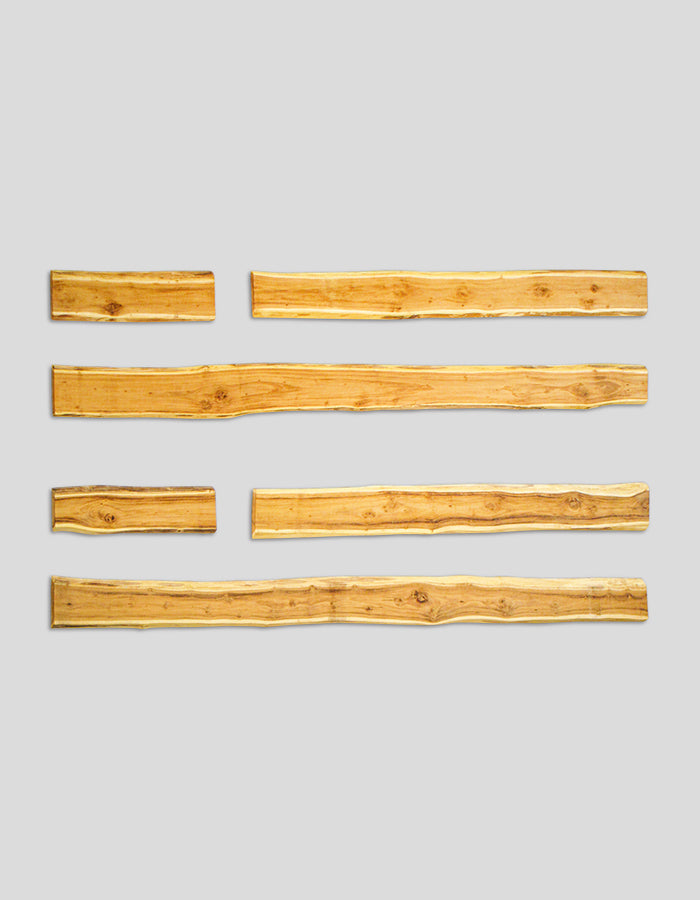 Planches Bonanza (non chanfreinées) en bois de robinier poncé