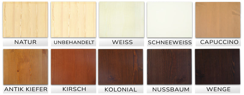 Leo Hocker stapelbar Bio Holz | Schemel aus massivem Kiefernholz | 100% nachhaltig
