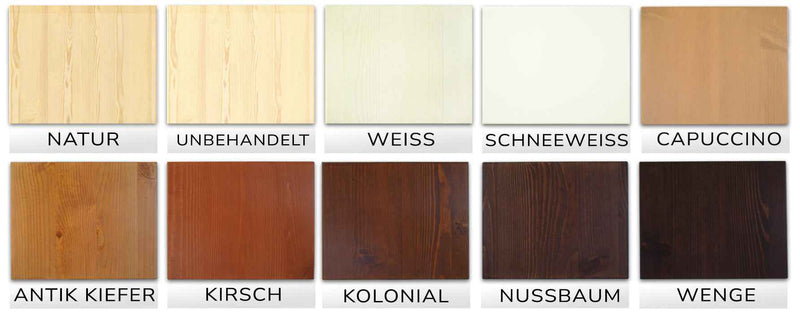 Gästebett aus Massivholz - Einzelbett aus 1 mach 2 | 100% Bio-Kiefer Massivholz