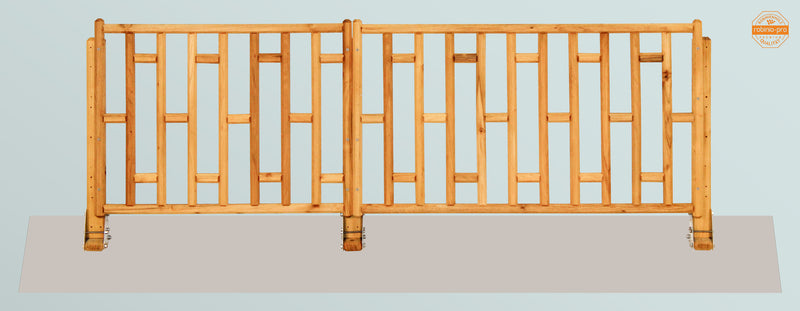 Panneau de clôture robinia-pro « STABZAUN »