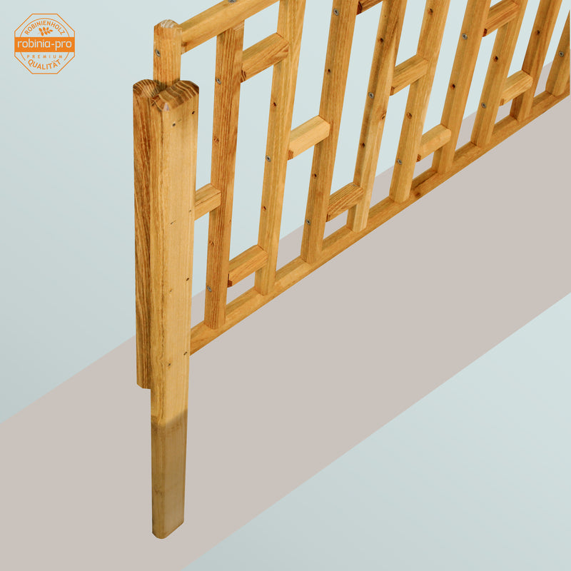 Baguette de finition robinia-pro pour piquet de clôture