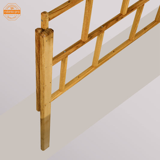 Baguette de finition robinia-pro pour piquet de clôture