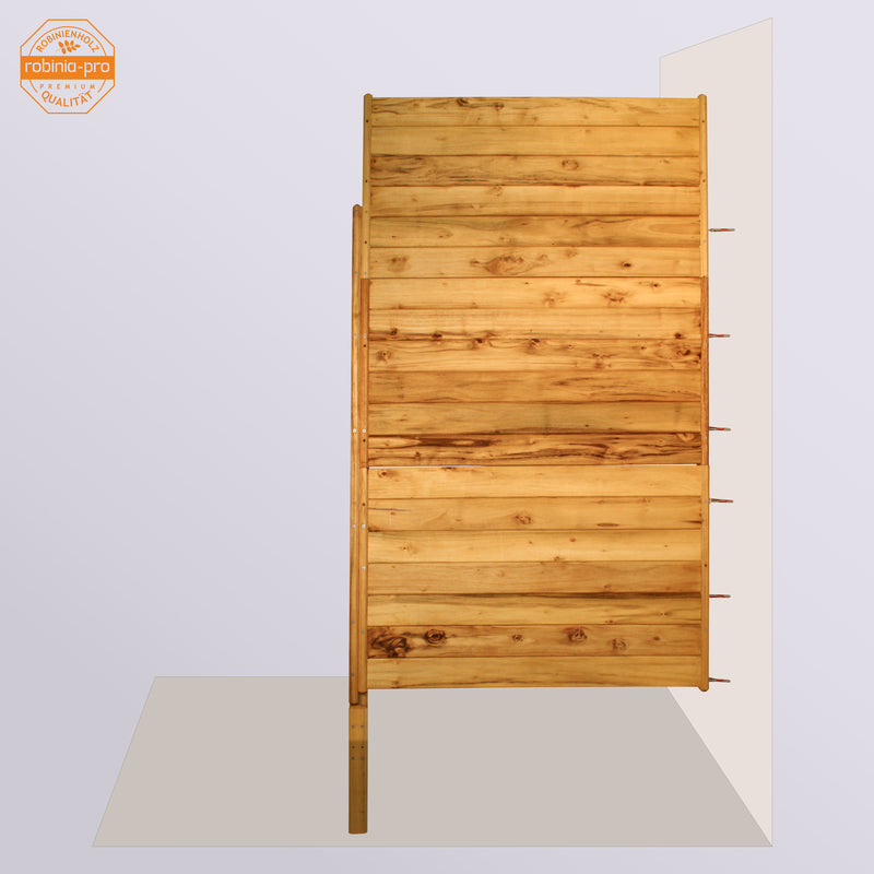 Panneau de clôture brise-vue robinia-pro « SICHTSCHUTZ »