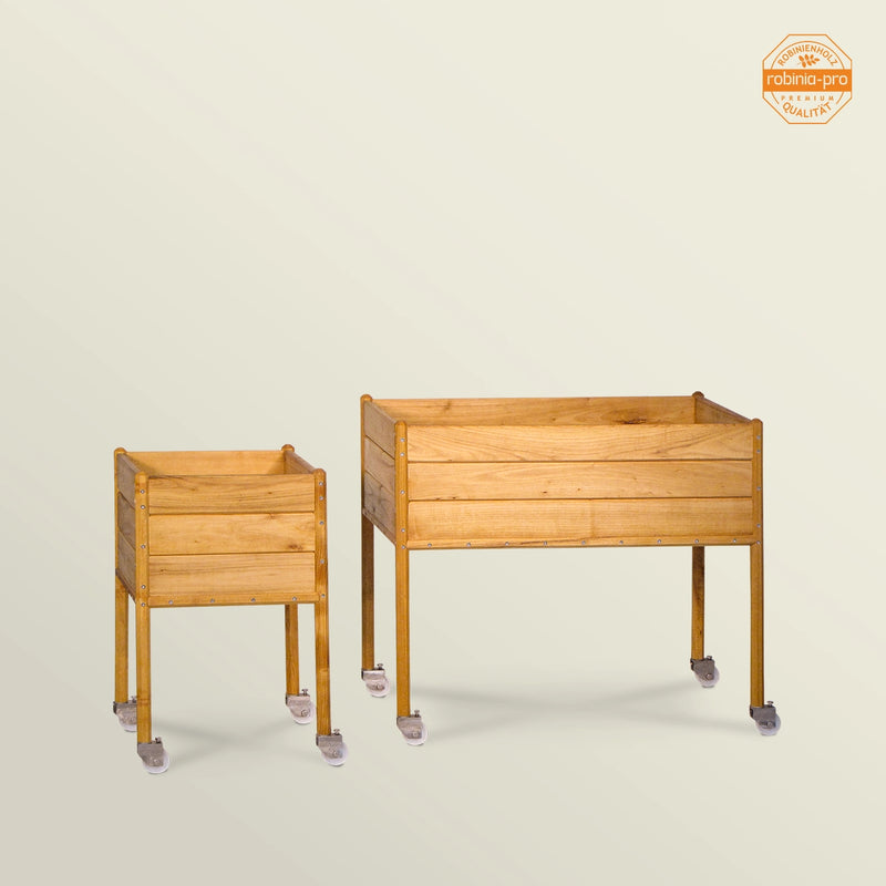 Jardinière Robinia-Pro sur supports et roues