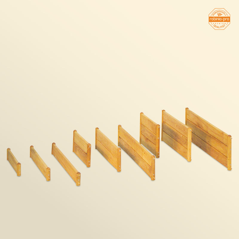 bordure de chemin en bois robinia-pro