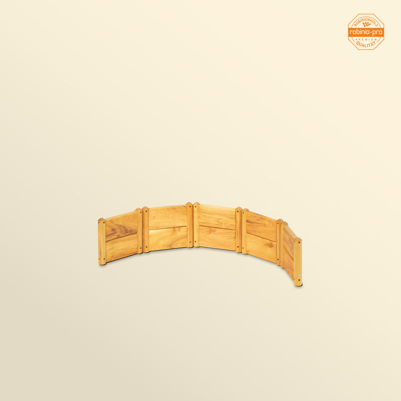 bordure de chemin en bois robinia-pro