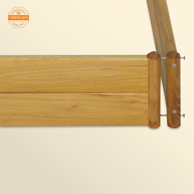 bordure de chemin en bois robinia-pro