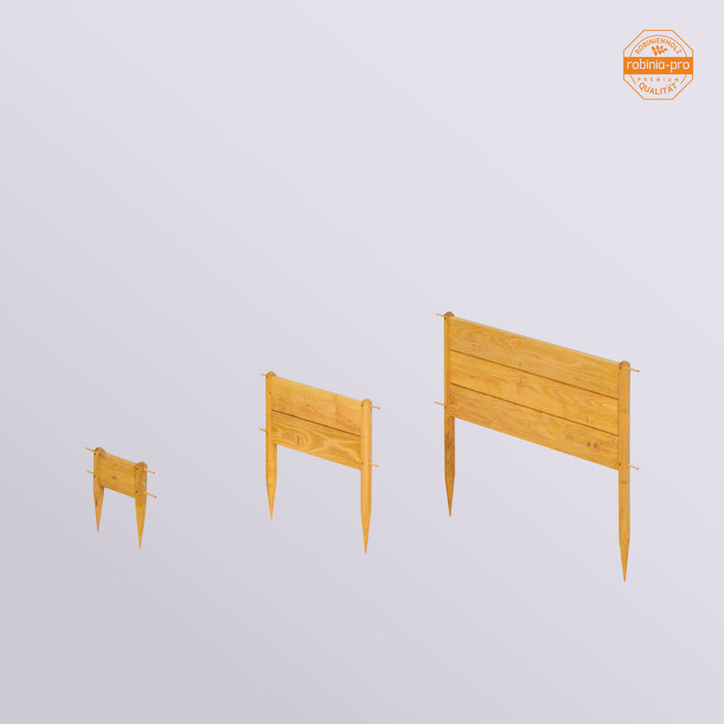 clôture de jardin en bois Robinia-Pro 