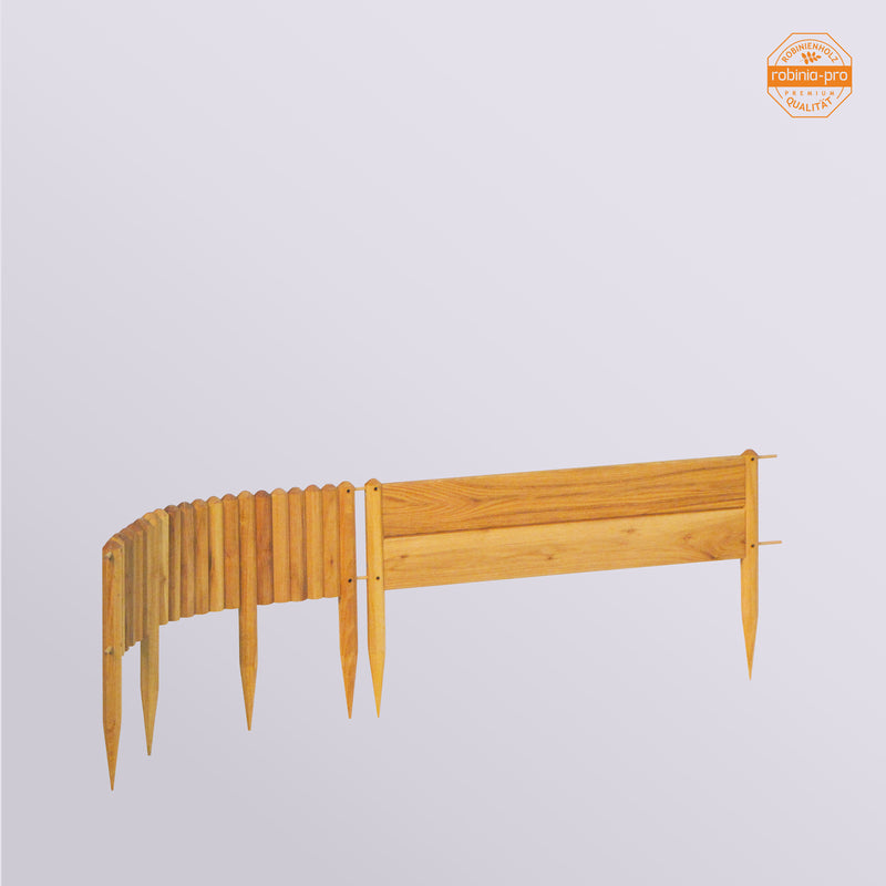 Clôture de jardin en bois Robinia-Pro, flexible 