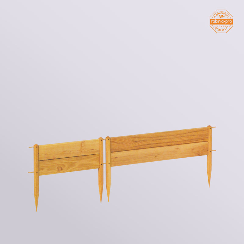 clôture de jardin en bois Robinia-Pro 