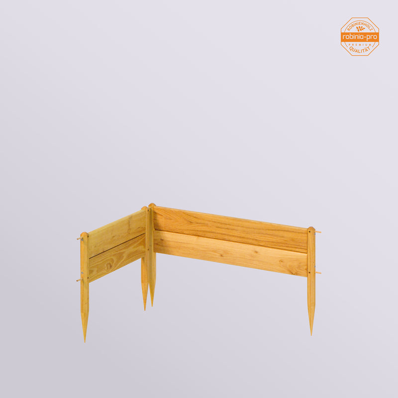 clôture de jardin en bois Robinia-Pro 