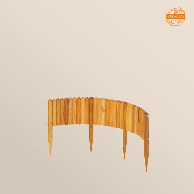 Clôture de jardin en bois Robinia-Pro, flexible 