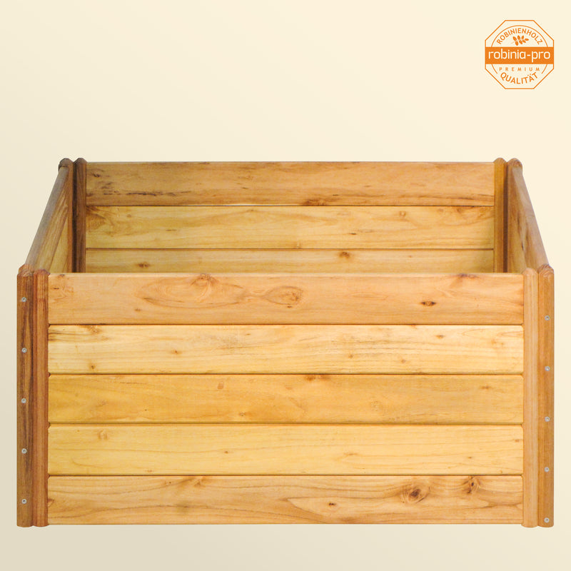 Carré potager surélevé en bois, robinia-pro