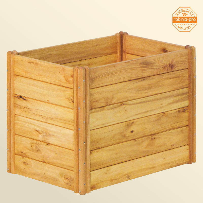 Carré potager surélevé en bois, robinia-pro