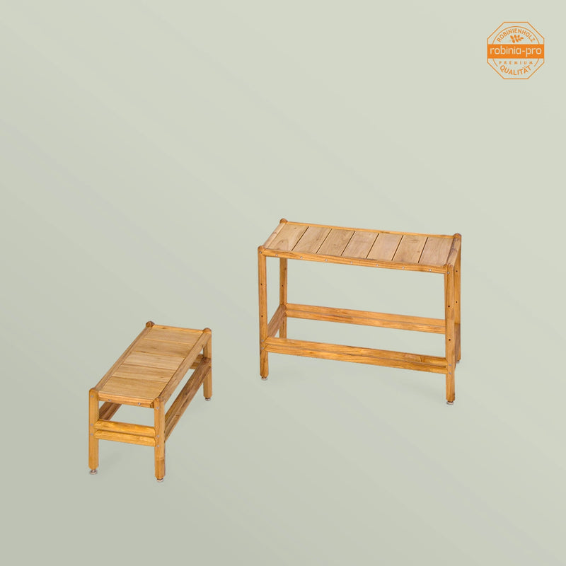 Jardinière sur pieds en bois robinia-pro