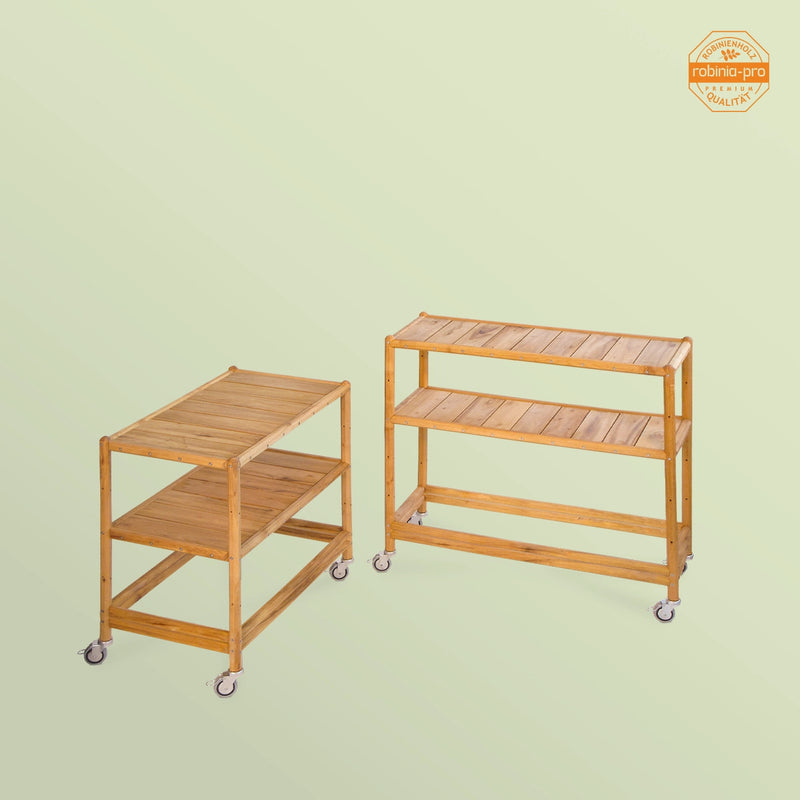 robinia-pro TABLE À FLEURS sur roues 