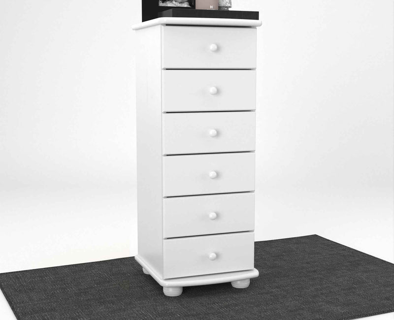 Anika Kiefer Kommode Massivholz | 6-Schubladen | 100% Bio Kiefer
