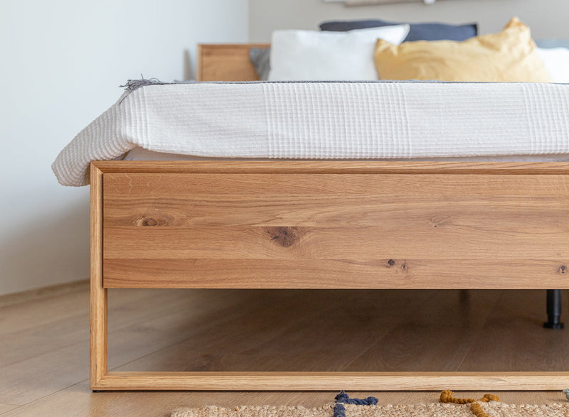 Arona Massivholz Eichen Bett – Stilvolles Schlafen