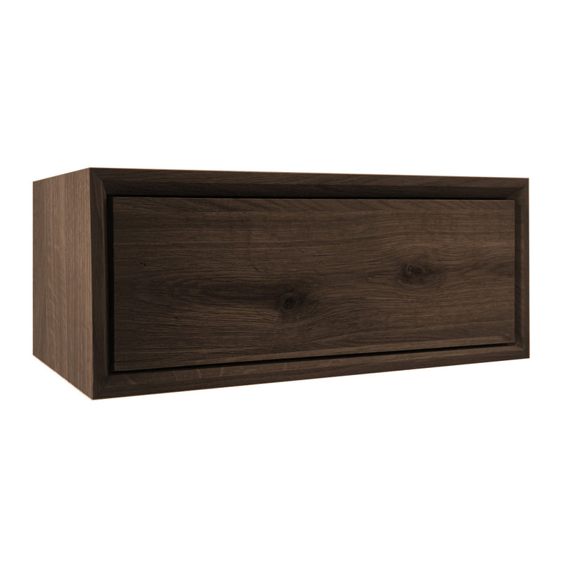 Arona Wand-Nachttisch Räuchereiche – Modern, platzsparend und elegant