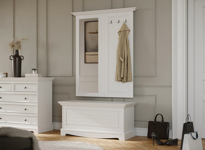 Bologna Elegante Spiegel-Garderobe – Ihr stilvoller Einstieg in ein organisiertes Zuhause