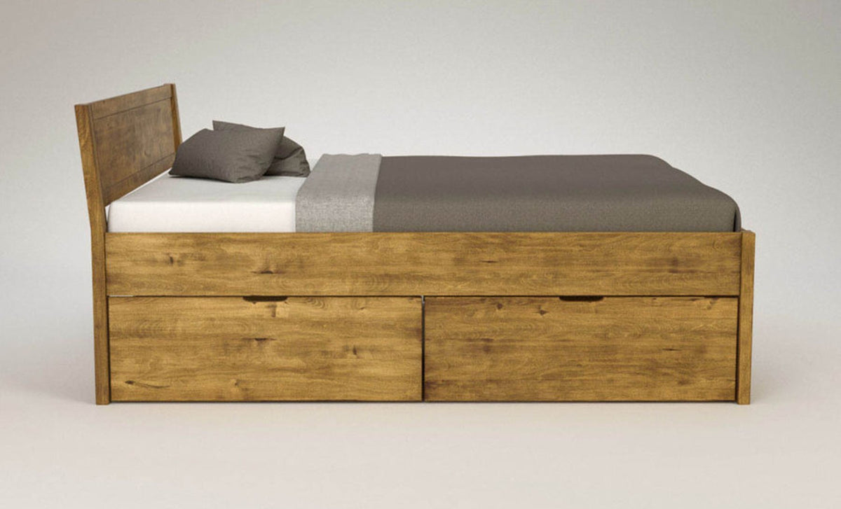 Bett aus Holz, Model Pendenza-Verso