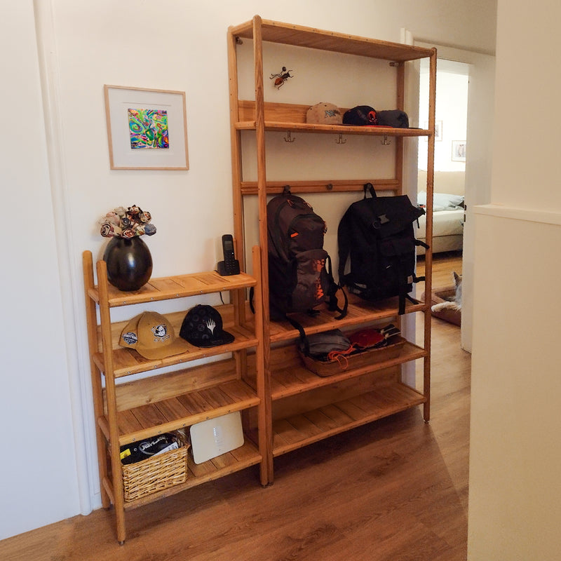 étagère à chaussures Robinia-Pro en bois (bois massif) 