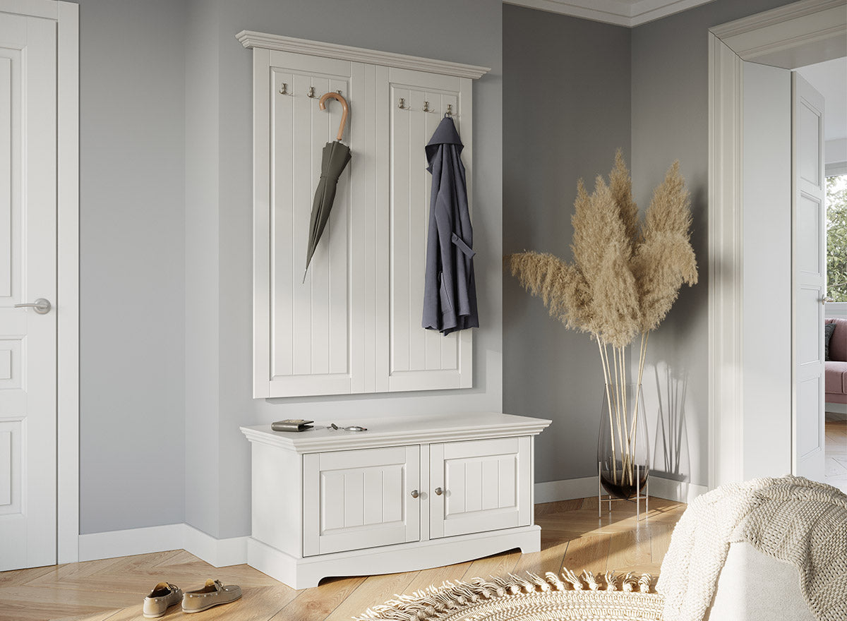 Garderobe aus Holz (Masssivholz)
