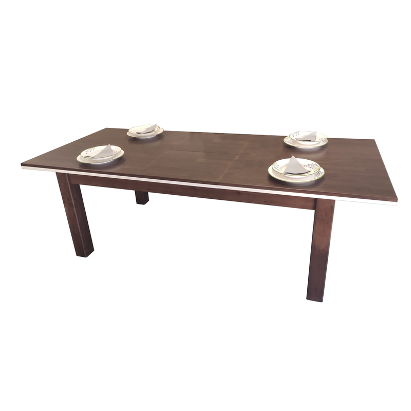 Nobis Ausziehbarer Esstisch Kiefer Massivholz 170/220 cm für 8+2 Personen | 100% Bio