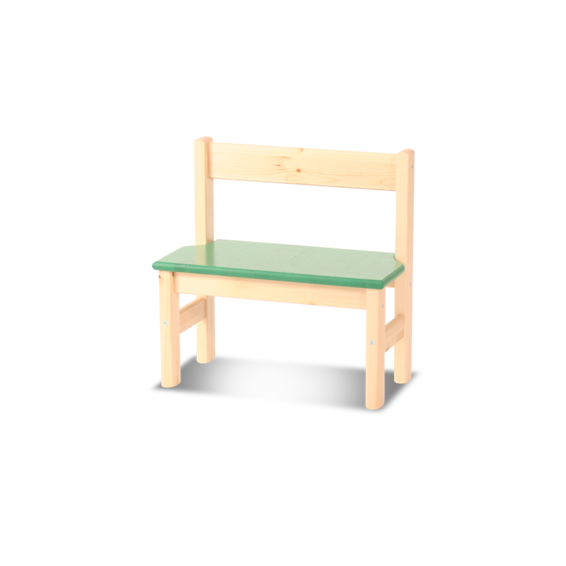 Leo Kinder-Bank Sitzbank aus Kiefer Massivholz | 100% Bio - perfekte Leo Kinderbank Kiefer Massivholz