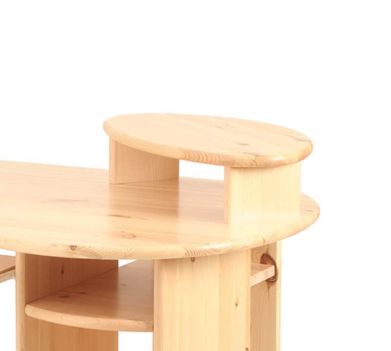 Monitorständer aus Kiefernholz - Ergonomisch, natürlich & voll im Trend
