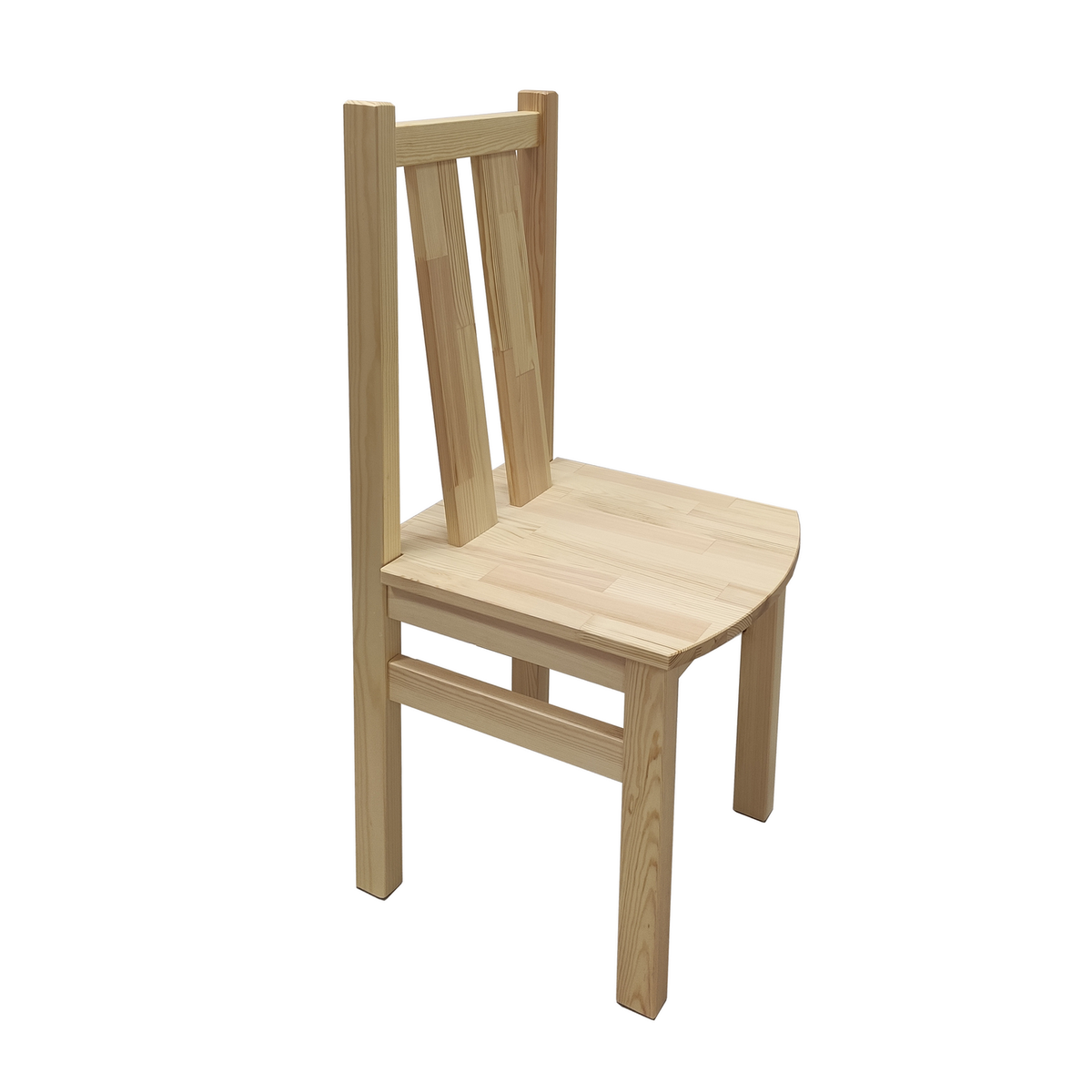 Holzstuhl, Model Nobis, Bio Kiefer Massivholz – 100% Nachhaltig und Umweltfreundlich