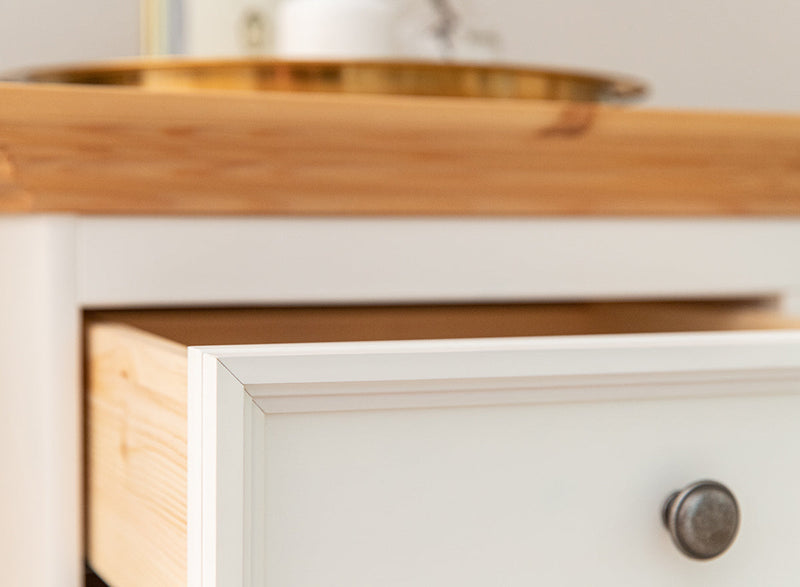 Bologna Elegante Kommode Kiefer massives Holz – Eleganz trifft Funktionalität
