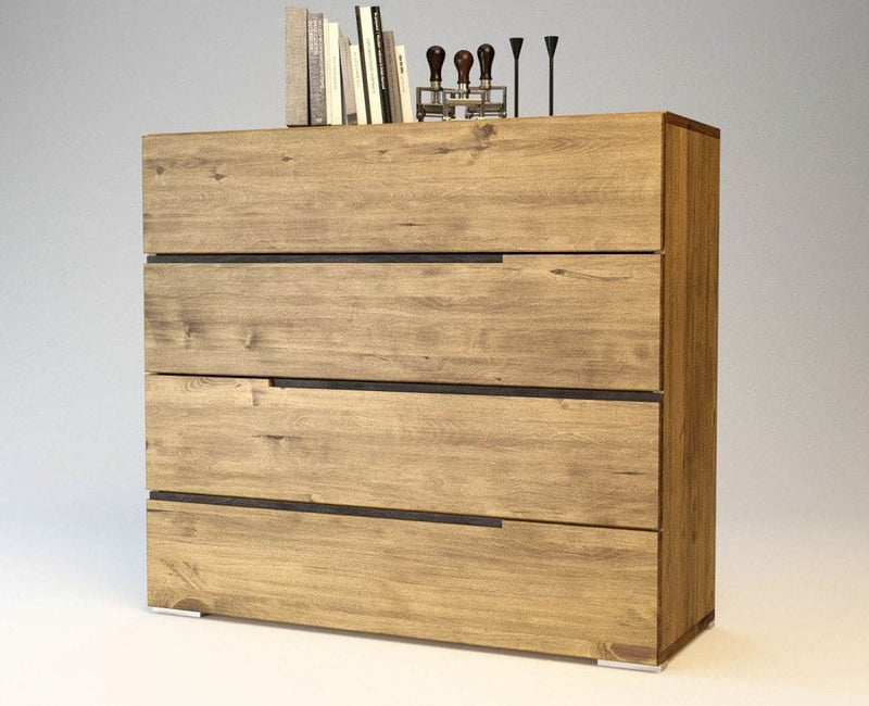 ARDEA Massivholz  - Handgefertigte Birke Kommode