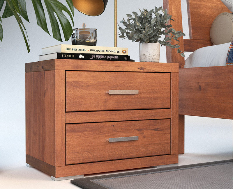 PEDENZA Massivholz Nachttisch  – Zeitloses Design und Funktionalität vereint