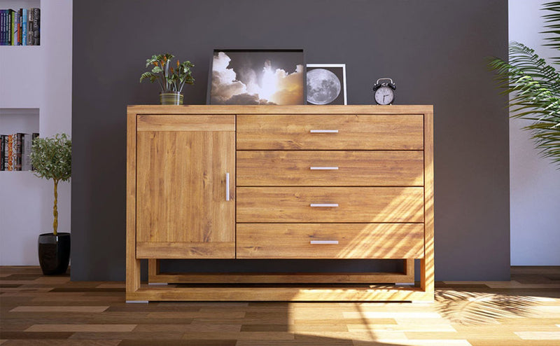 FERARRA Massivholz Kommode – Handgefertigtes Möbelstück für Ihr Zuhause mit Charakter