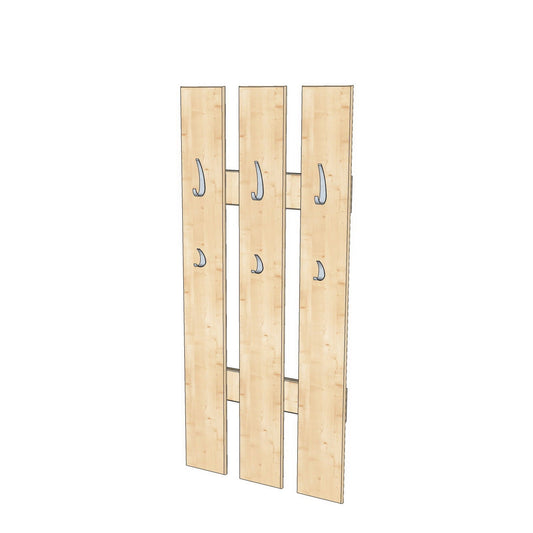 Wandgarderobe aus 100% Bio Kiefer – Natürlich, elegant & platzsparend für jeden Eingangsbereich